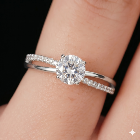 Seductive Solitaire CZ Ring.