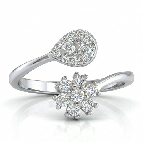 Florid Drop Toe Ring