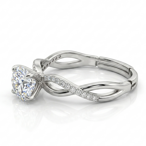 Infinite Floral Affection CZ Ring.