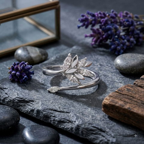 Leafy Affair Toe Ring
