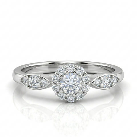Enchanting Flower Toe Ring