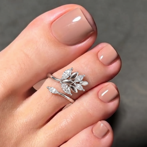 Leafy Affair Toe Ring