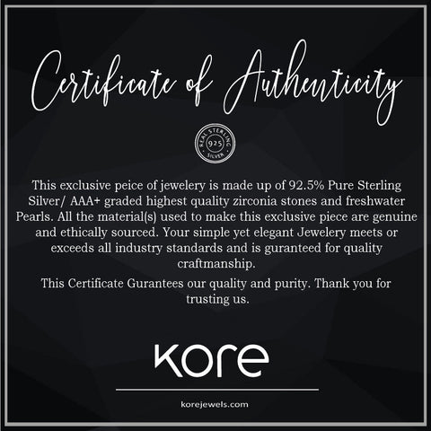 Gleaming Spherical Drop CZ Anklet - KORE JEWELS 