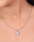 Halo Squircle Earrings & Necklace Set. - KORE JEWELS 