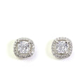 Halo Squircle Earrings & Necklace Set. - KORE JEWELS 