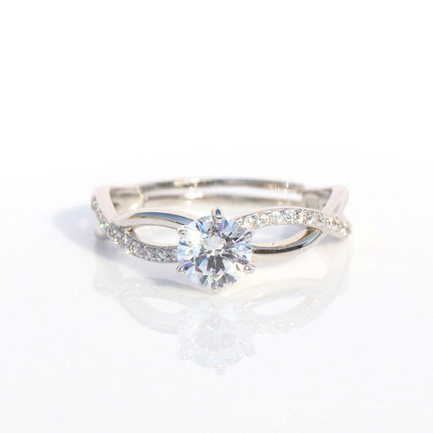 Infinite Floral Affection CZ Ring. - KORE JEWELS 