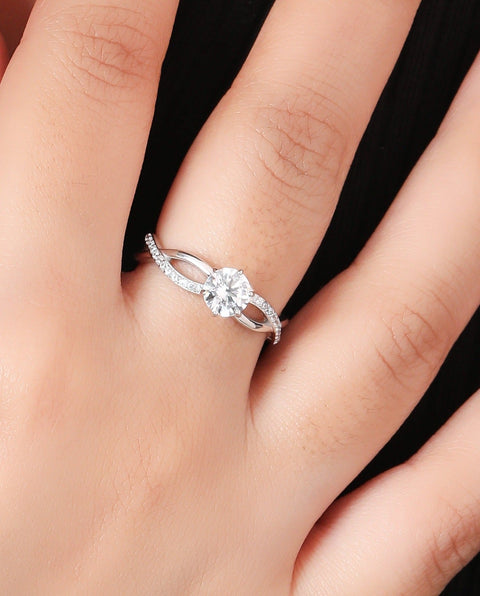 Infinite Floral Affection CZ Ring. - KORE JEWELS 