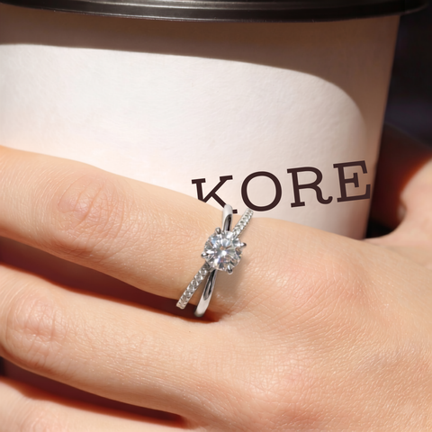 Seductive Solitaire CZ Ring.