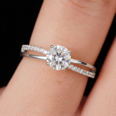 Seductive Solitaire CZ Ring.