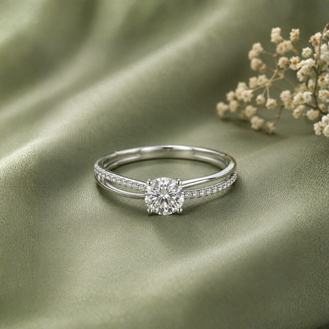 Seductive Solitaire CZ Ring.