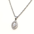 Leafy Romance CZ Necklace - KORE JEWELS 