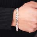 Men's Valiant Figaro Chain Bracelet. - KORE JEWELS 