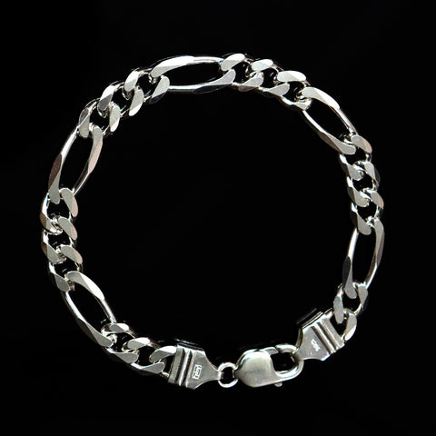 Men's Valiant Figaro Chain Bracelet. - KORE JEWELS 