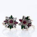 Multi-color Flower Toe Rings. - KORE JEWELS 