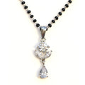 Multi Leaf Tear-Drop Mangalsutra. - KORE JEWELS 