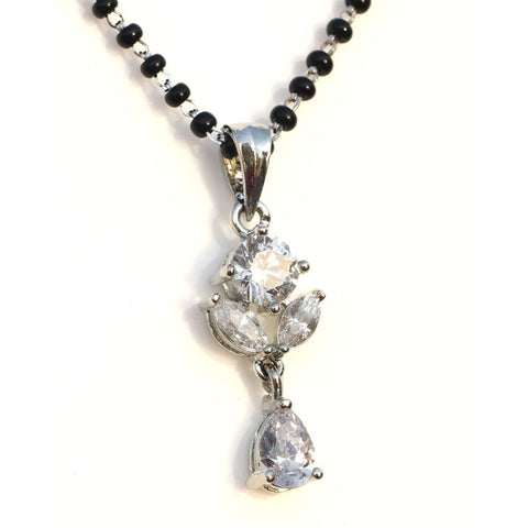 Multi Leaf Tear-Drop Mangalsutra. - KORE JEWELS 