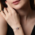 Pink Zirconia Heart Bracelet - KORE JEWELS 