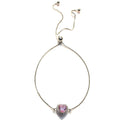 Pink Zirconia Heart Bracelet - KORE JEWELS 