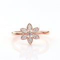 Pleasing Floral Rose Gold Toe Ring - KORE JEWELS 