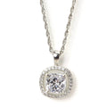 Pleasing Halo Squircle Necklace - KORE JEWELS 