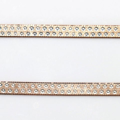 Rose Gold Dazzling Dot Anklet - KORE JEWELS 