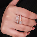 Rose Gold Ring and Kada Bracelet Combo. - KORE JEWELS 
