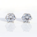 Round Solitaire Earings - KORE JEWELS 