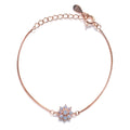 Royal Flower Rose Gold Bracelet - KORE JEWELS 