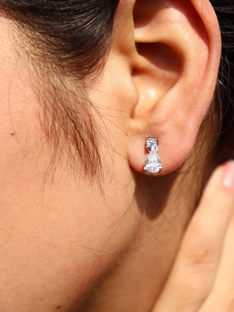 Small Teardrop Earings - KORE JEWELS 