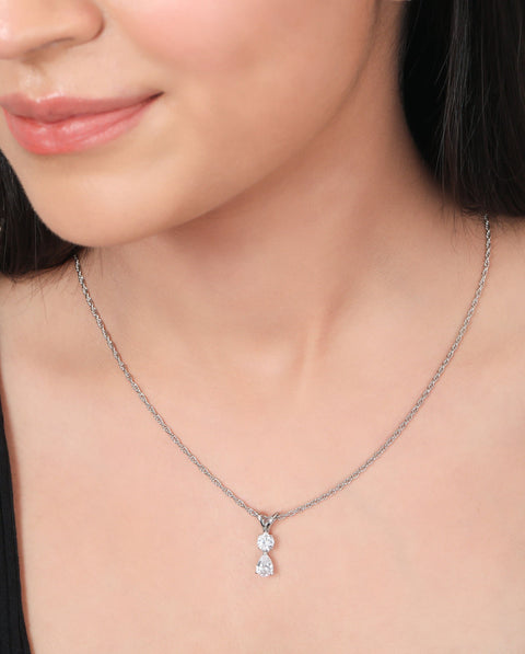 Small Teardrop Necklace - KORE JEWELS 