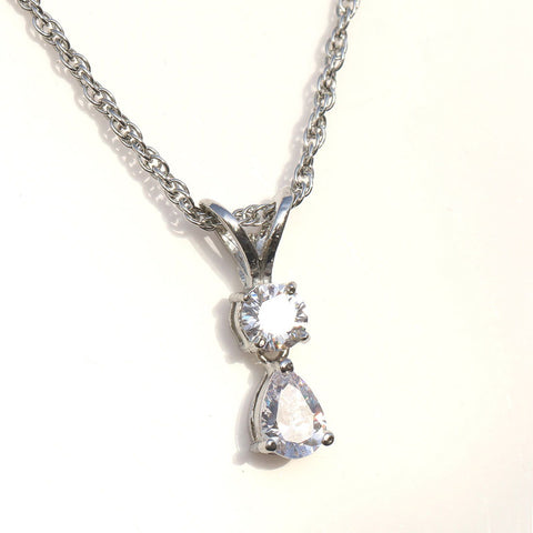 Small Teardrop Necklace - KORE JEWELS 