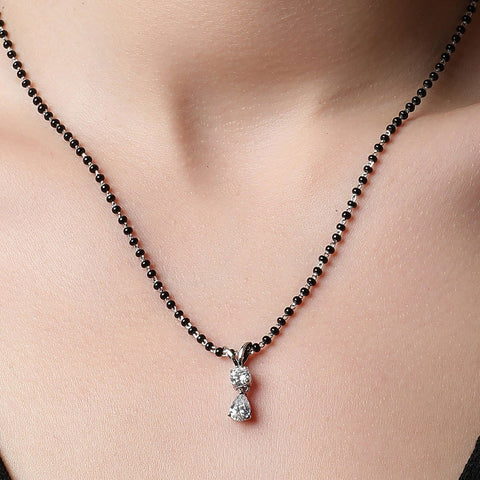 Small Teardrops Mangalsutra - KORE JEWELS 