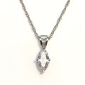 Solitaire Leaf-style Necklace - KORE JEWELS 