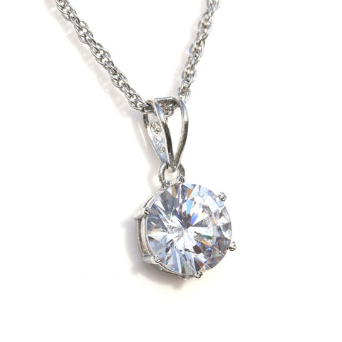 Solitaire Zirconia Necklace - KORE JEWELS 