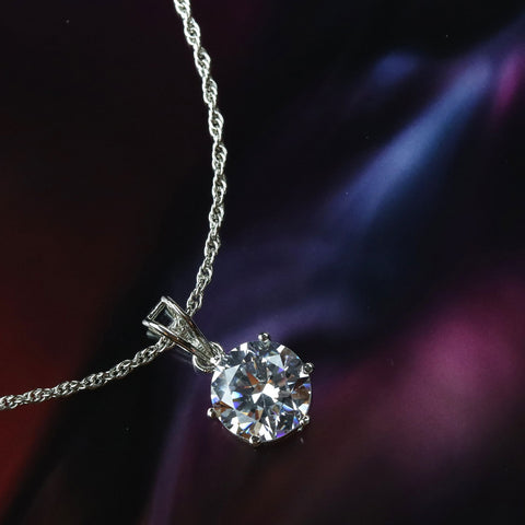 Solitaire Zirconia Necklace - KORE JEWELS 