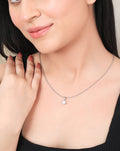 Stunning Round Solitaire Necklace - KORE JEWELS 