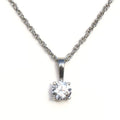 Stunning Round Solitaire Necklace - KORE JEWELS 