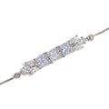 Triple Square with Leaf Bracelet - KORE JEWELS 