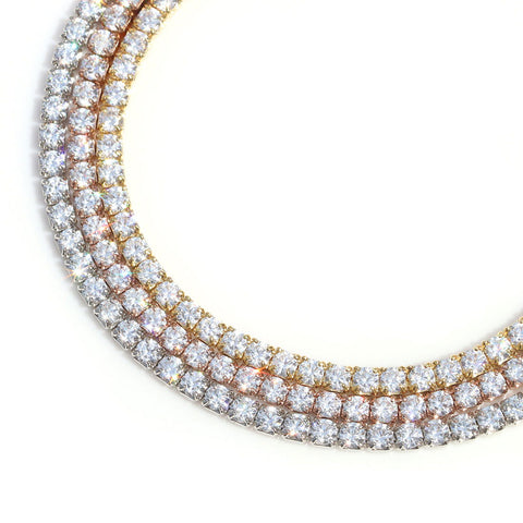 Triple Tone Tiny Square Beads Bracelet - KORE JEWELS 