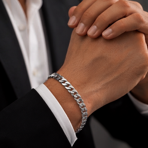 Men's Bold Curb Chain Bracelet