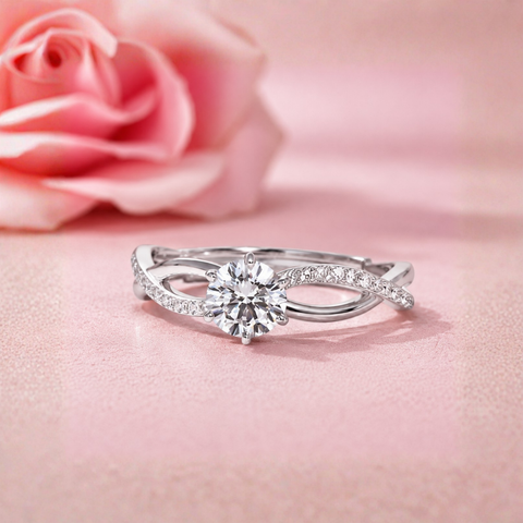 Infinite Floral Affection CZ Ring.