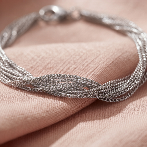 Opulent Layered Chain Bracelet